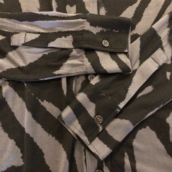 Tory Burch 100% Silk Sheer Button Up Shirt Blouse - Picture 8 of 15